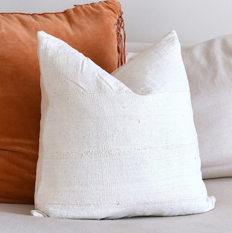 Neutral Boho Pillow Set Beige Sofa Pillow Set White Mud Etsy