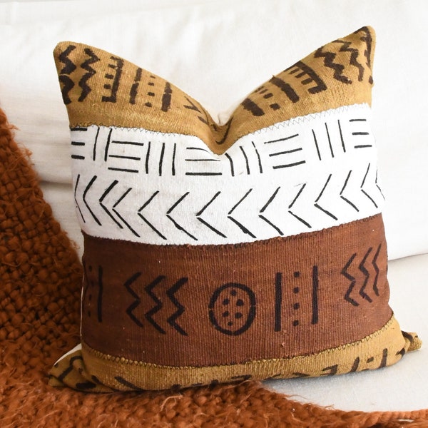 African Mud Cloth Cushion Etsy
