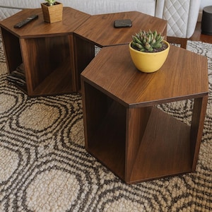 Table basse modulable : table de bout d'appoint minimaliste