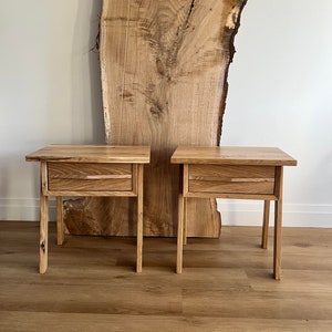 modern nightstand with drawer / bedside table / side table / end table