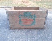 1964 Canada Dry Wooden Crate