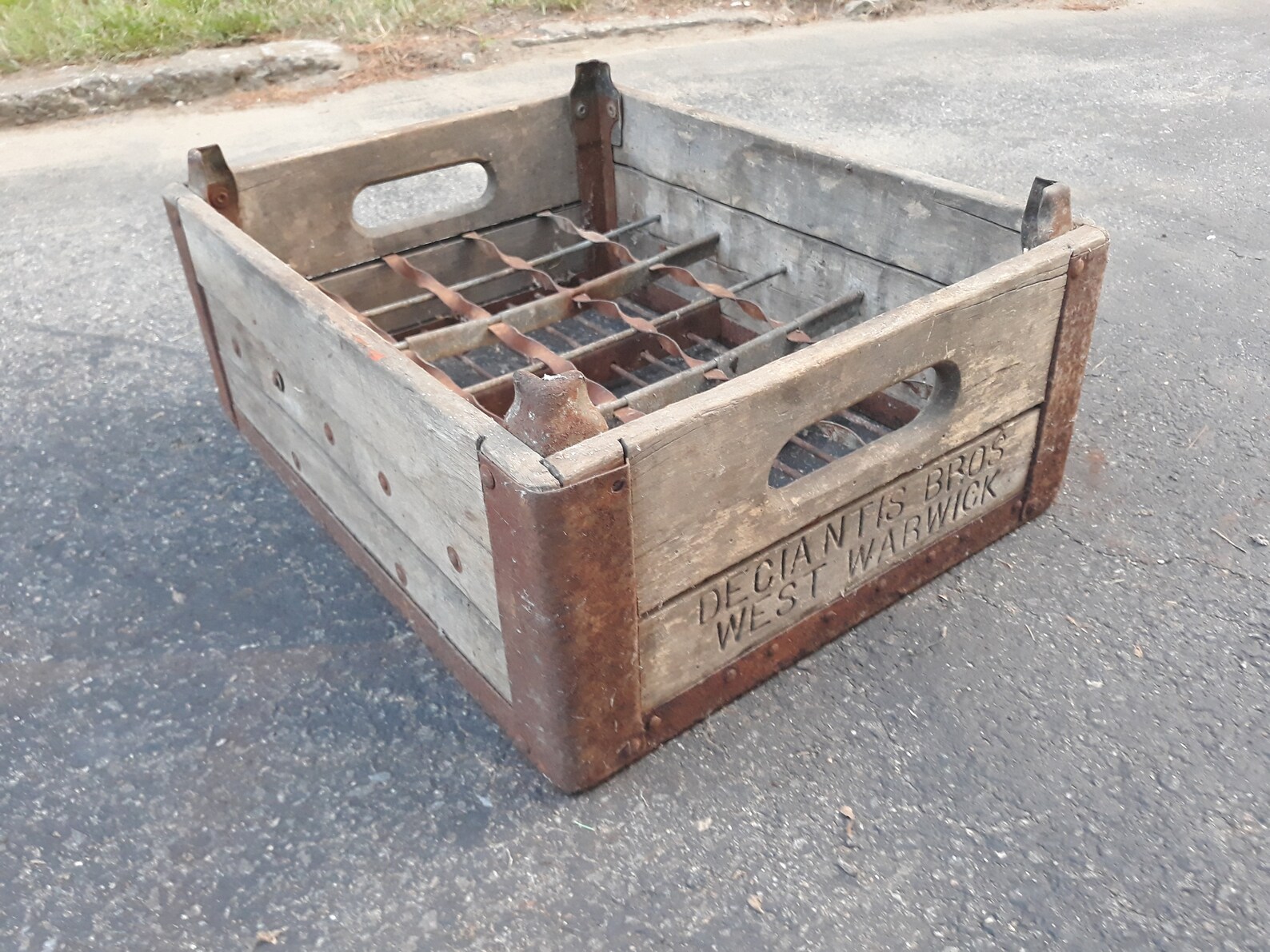 Vintage milk crate Etsy
