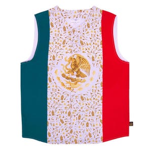 Mexico Flag Barber Vest, Professional Mexican Barbershop Vest, Hair Cutting Apparel