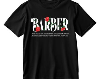 Friseur-T-Shirt, King Midas Grafik-T-Shirt, 100 % Baumwolle, Friseurbedarf