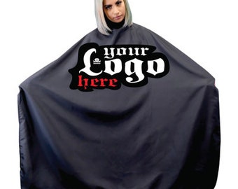 Custom Barber Cape: Customized Personalized Salon Cape, Hair & Water Proof, Large Size