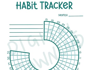 31 Day Habit Tracker