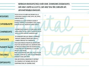DBT skills ACCEPTS worksheet