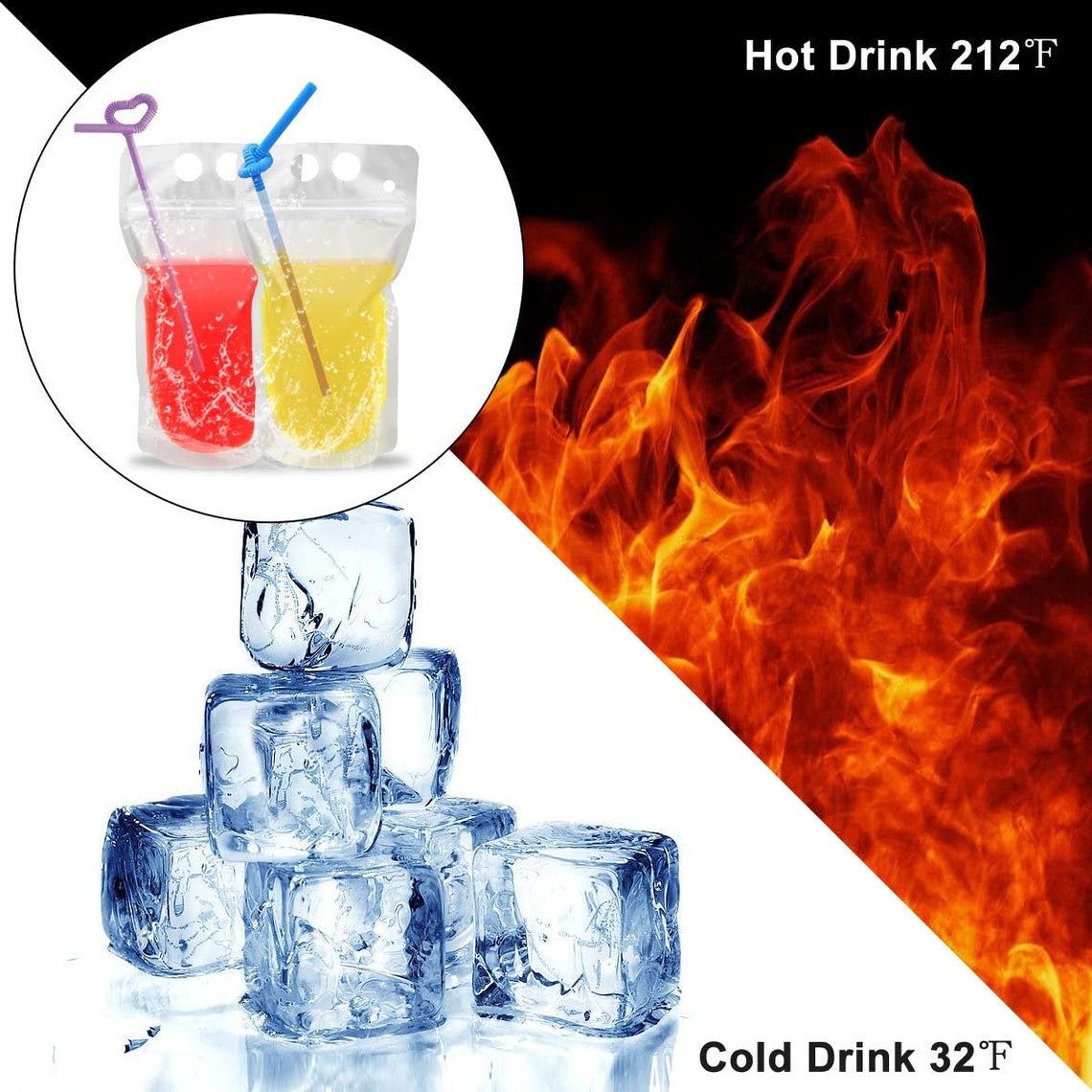 Party Pouches Bulk Drink Pouch Custom Reusable Bag Adult