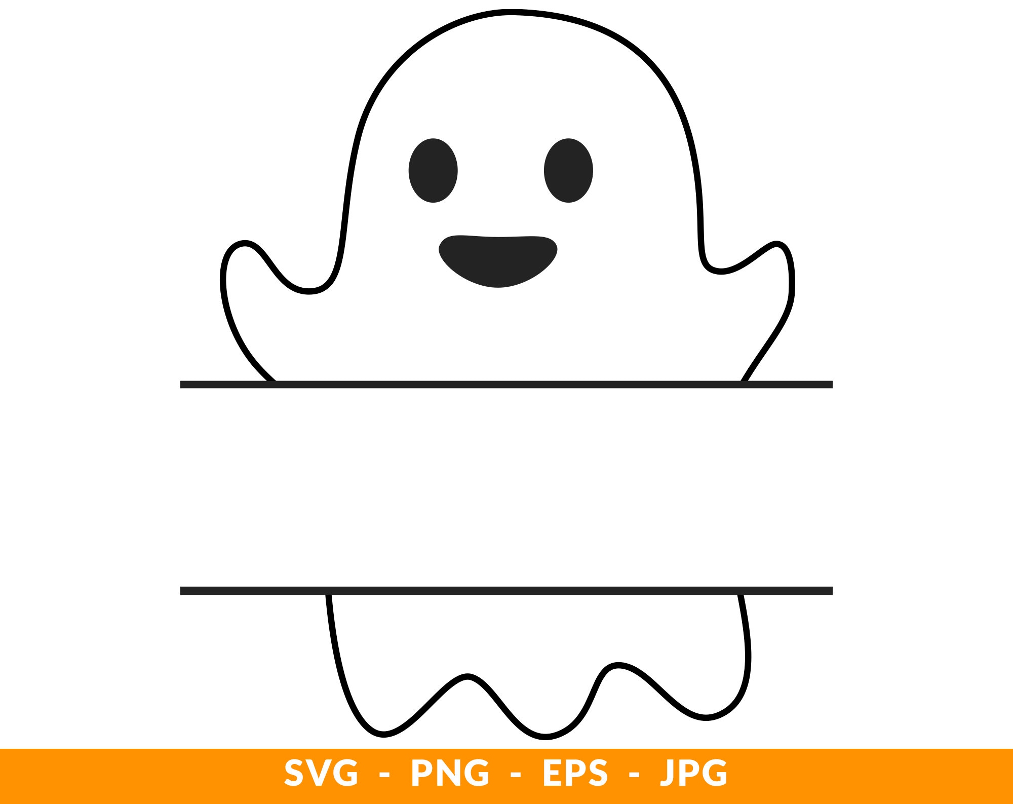 Keychain Ghost Svg Ghost Svg Halloween Svg Halloween | Etsy