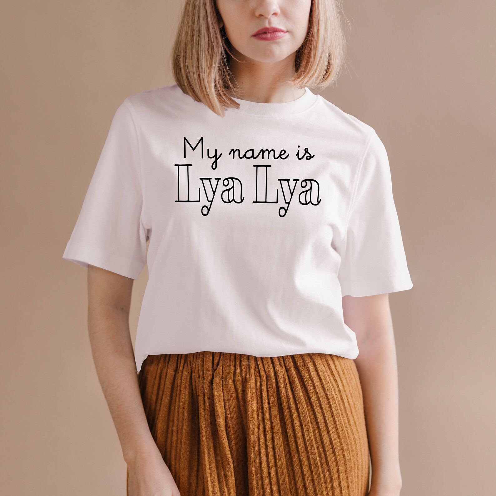 My Name Is Lya Lya SVG My Name Is Lya Lya Tshirt T shirt Etsy