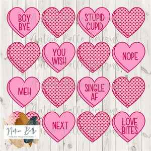 Valentine&#39;s Candy, PNG, Sublimation, Valentine&#39;s Shirt, Digital Download, Digital Design, Funny Candy Sayings, Love Bites, Valentine&#39;s Humor