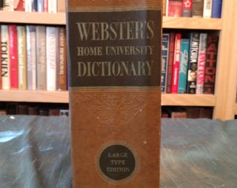 Webster's Home University Dictionary 1958