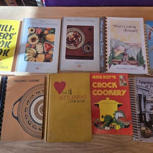 Lot of Mixed Cook Books includes 12 books + Ready to ship!