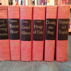 The Second World War by Winston Churchill, first edition 1948 - 1953 + Ready to ship!