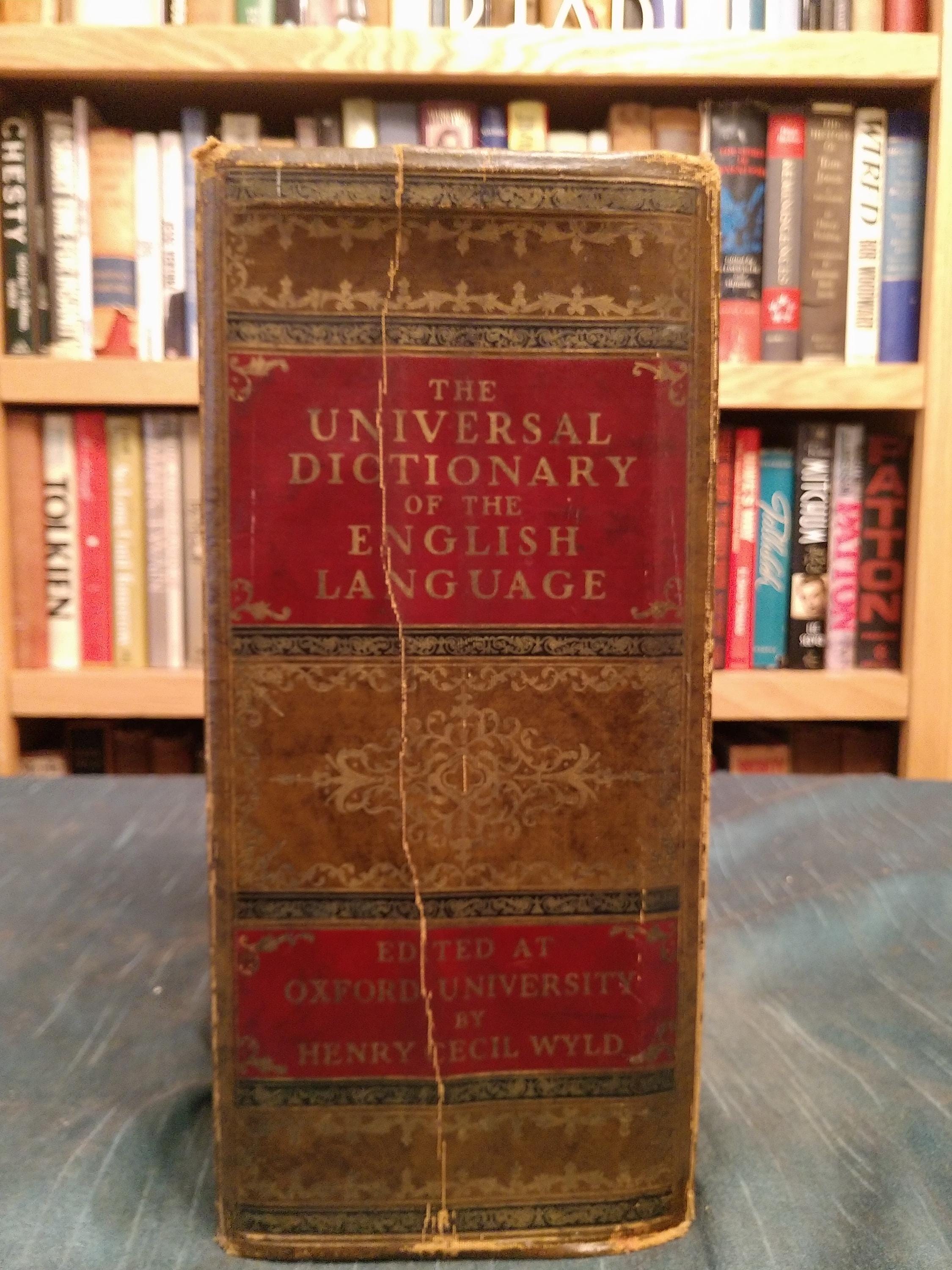 1938 Universal English Dictionary by Wyld: Vintage Reference Book 