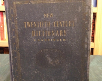 1943 New 20th Century Unabridged Dictionary