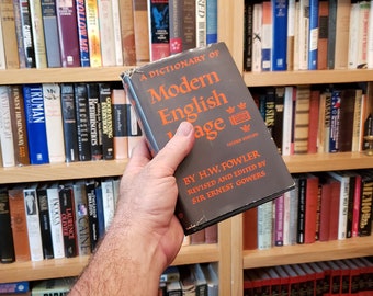 A Dictionary of Modern English Usage by H. W. Fowler + Free US Shipping!