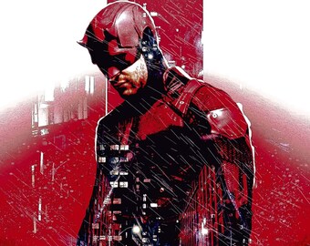 Daredevil Poster Etsy daredevil poster etsy