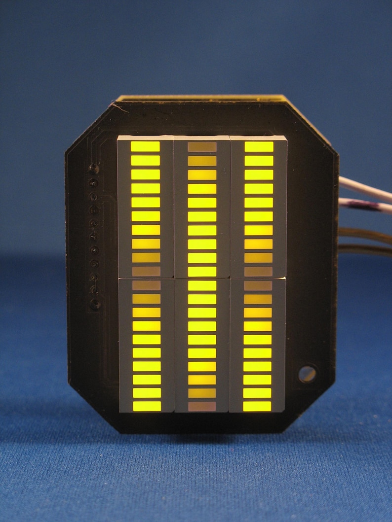 Knight Rider Mini Computer Knight Rider Mini Voicebox Display - Yellow KARR Version LED Vu-meter ...