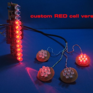 Ghostbusters Movie Prop - Proton Pack Power Cell Lichter - CUSTOM color