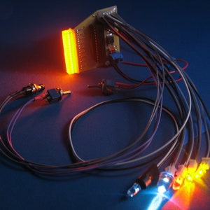 Ghostbusters Movie Prop - Proton Wand Light Board AMBER