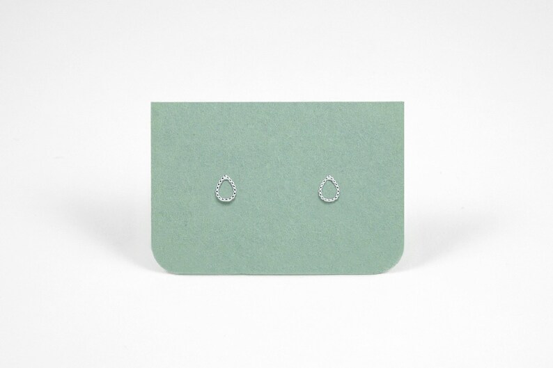 Classic Teardrop Earrings, Sterling Silver Pear Shaped Studs, Gift For Her No, thanks.