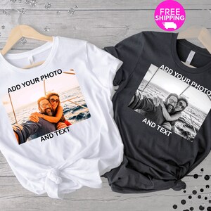 Custom T-Shirt With a Picture, Custom Photo Shirt, Custom Shirt With Photo, Custom Tshirt, Custom Tshirts, Custom Women Men Photo Shirt Tee