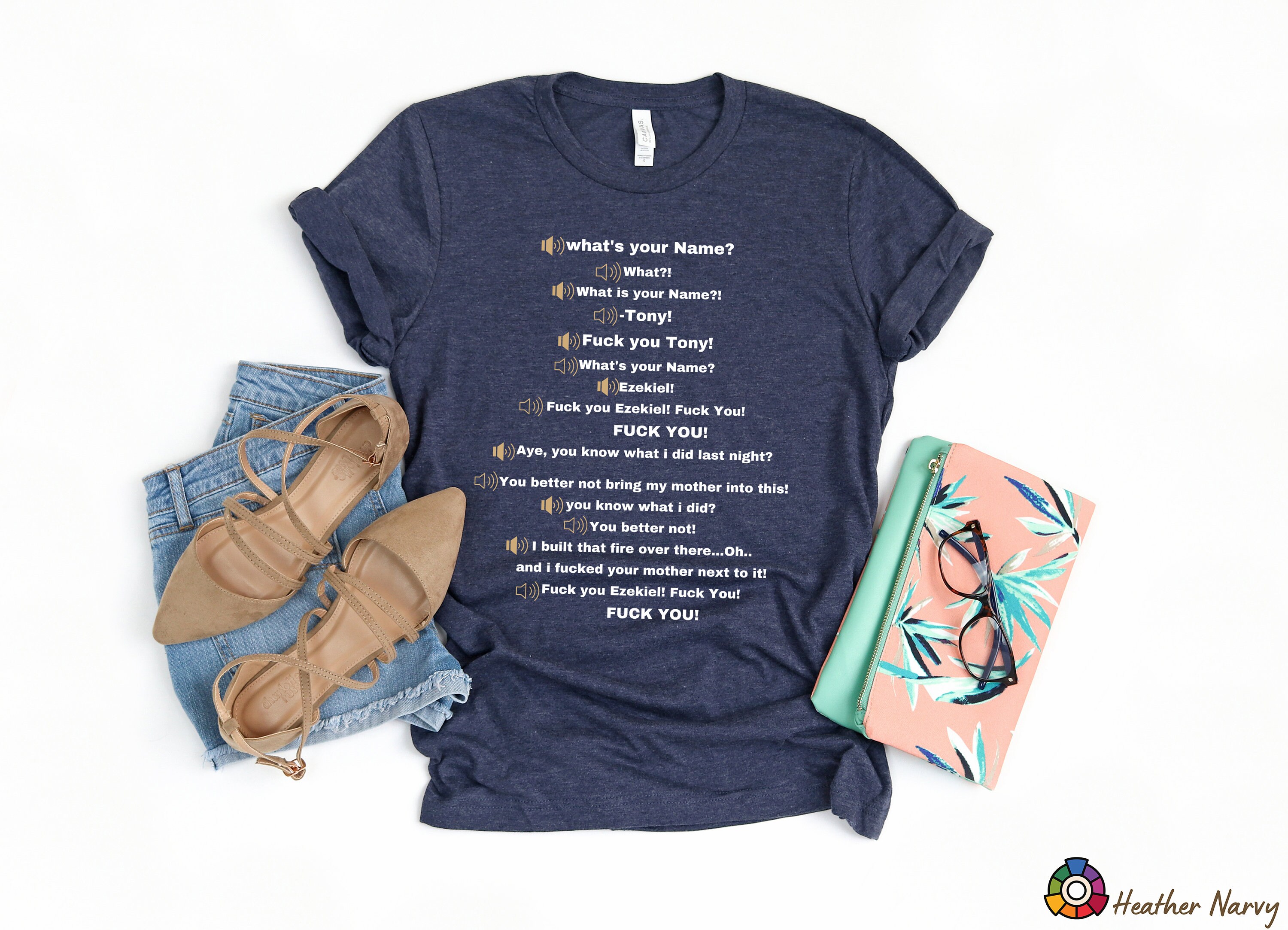 Funny Meme What's Your Name Shirt-ezekiel and Tony Meme - Etsy