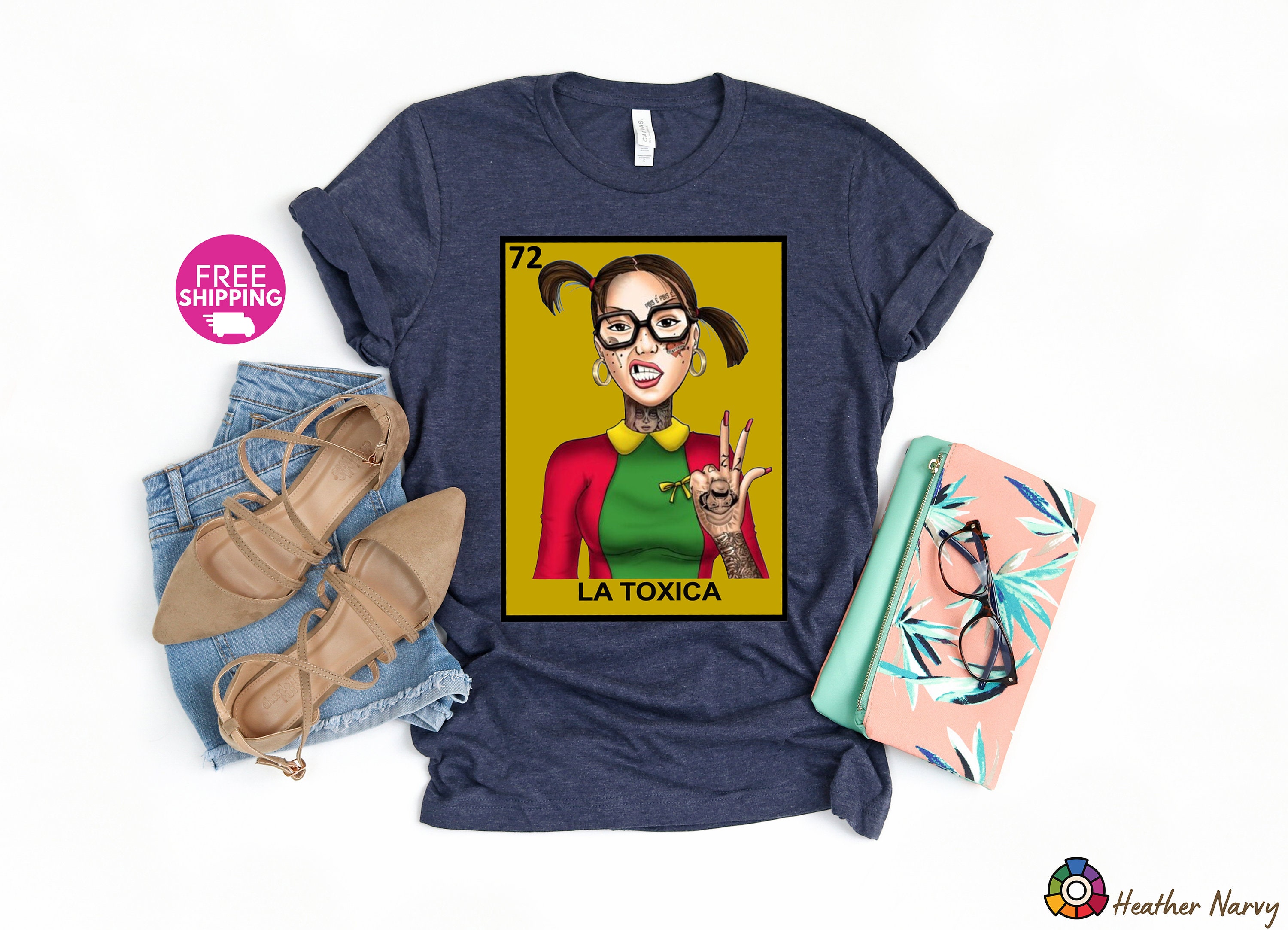 el toxico loteria shirt