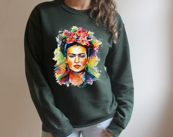 Frida-Frida Khalo Sweatshirt,Frida Kahlo,Frida Kahlo Sweater,Frida kahlo gift,Freda kahlo Gift for,Frida Kahlo unisex,frida kahlos clothing