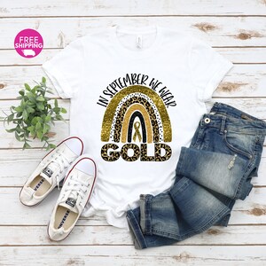 Childhood Cancer Shirt - Kid Cancer T-Shirt - Childhood Cancer Awareness Shirt-Childhood Cancer Survivor-Gold Ribbon Tshirt-Pediatric Cancer