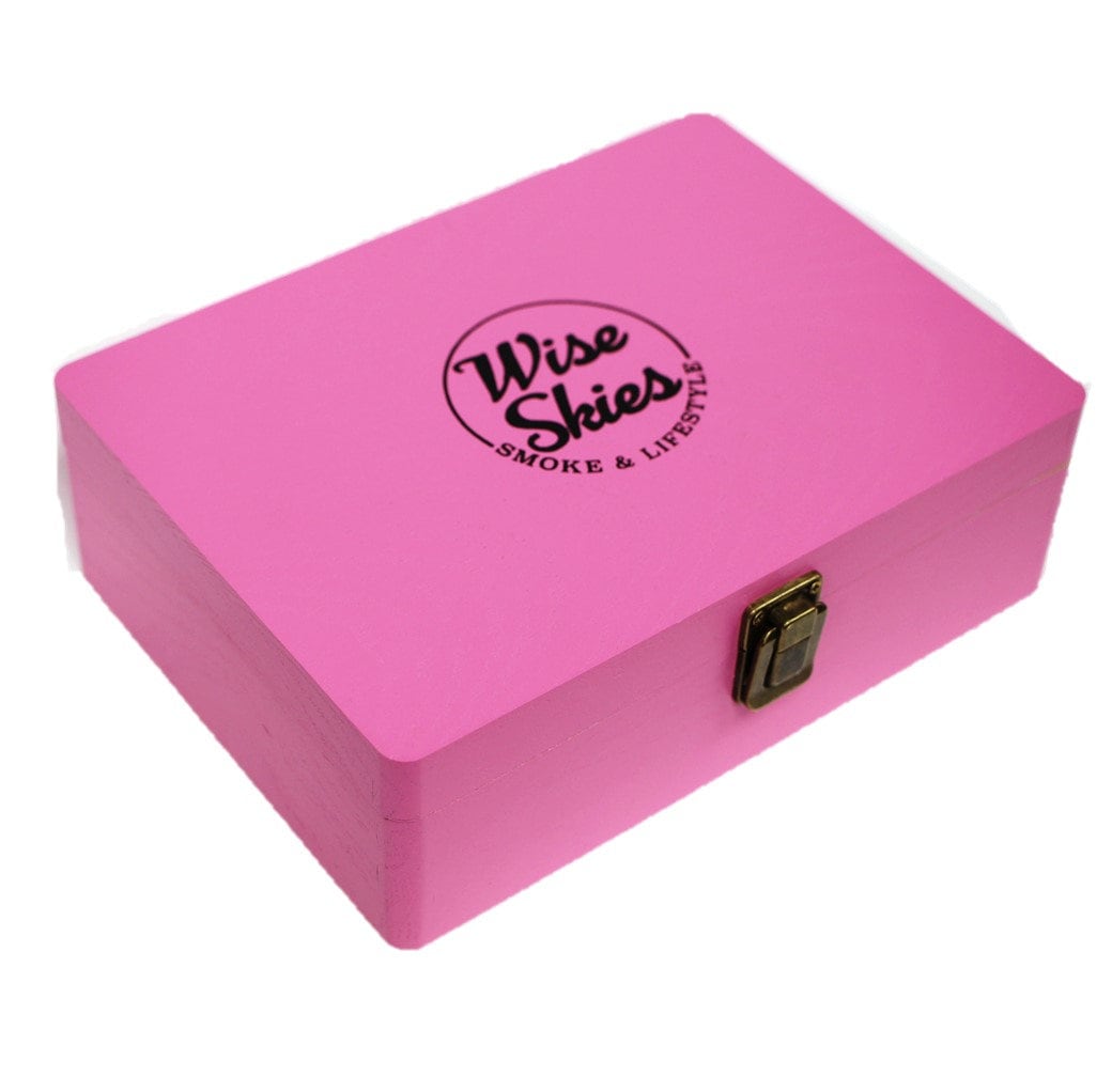 20 Grid Pink Slim Nail Art Storage Box Clear Storage Box Nail