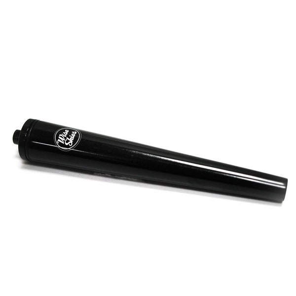 Wise Skies Black Metal Doob Tube Joint Cone Holder Christmas Gift Stocking Filler Air Tight Waterproof Carry Tube