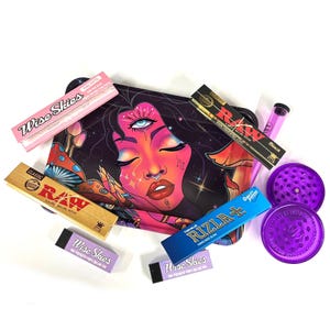 Petit paquet de papier pour plateau à roulettes Wise Skies Stay Trippy