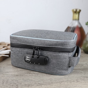 Wise Skies Smell Proof Bag XL Deluxe Tasche TSA Schloss Reisetasche Zahlenschloss