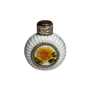 Vintage Porcelain Mini Perfume Bottle , Essential Oil bottles, Mini Perfume, Scent Bottle