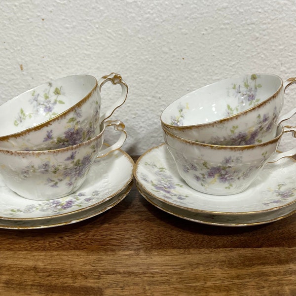 Antique Gda Tea Set Etsy