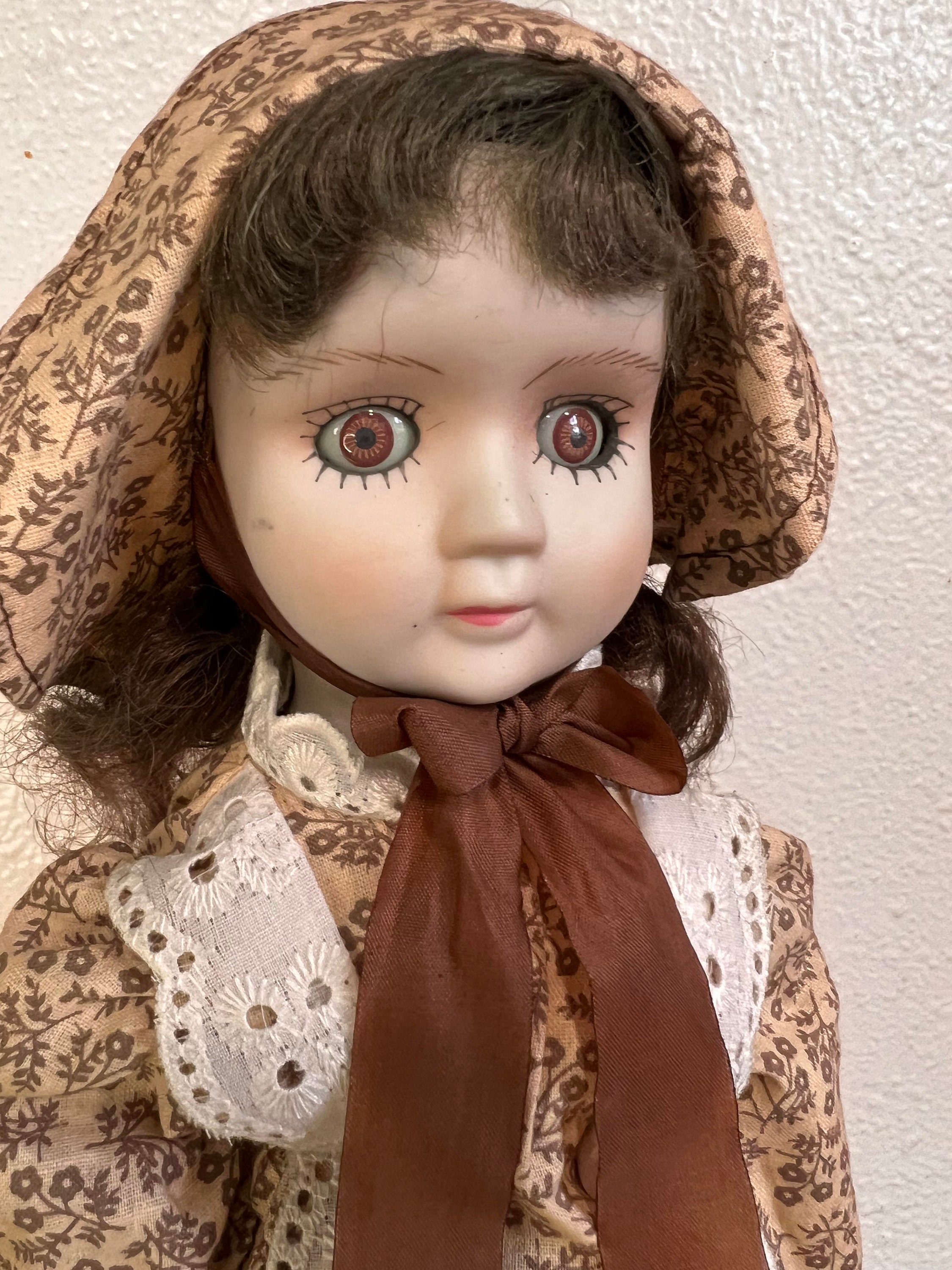 Amavel Antique Doll キャノチェ ブラウン Amavel ~ Antique Doll Canotier by Offbrand