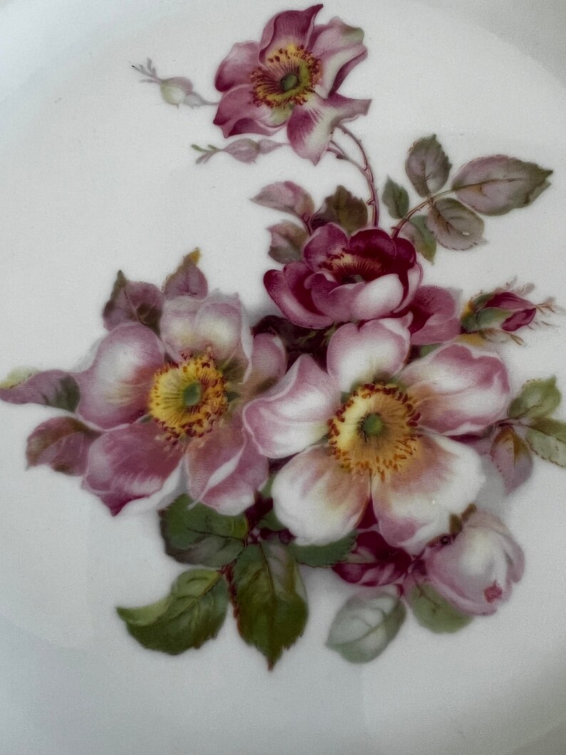 Bavaria Schumann Arzberg Golden Crown Briar Rose Porcelain Serving Set ...