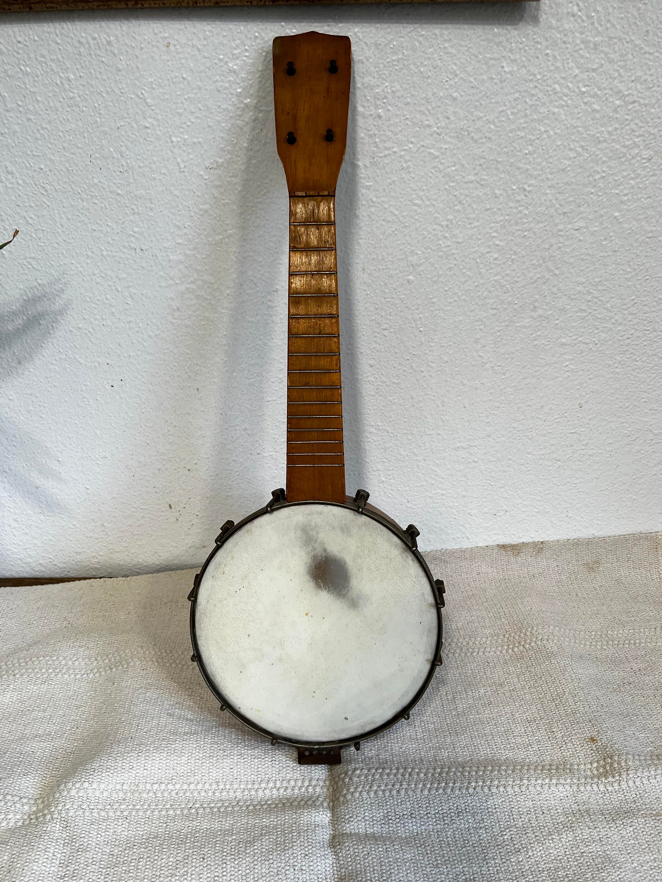 tickle-me banjo wooden vintage toy musical instrument decoration VERY RARE