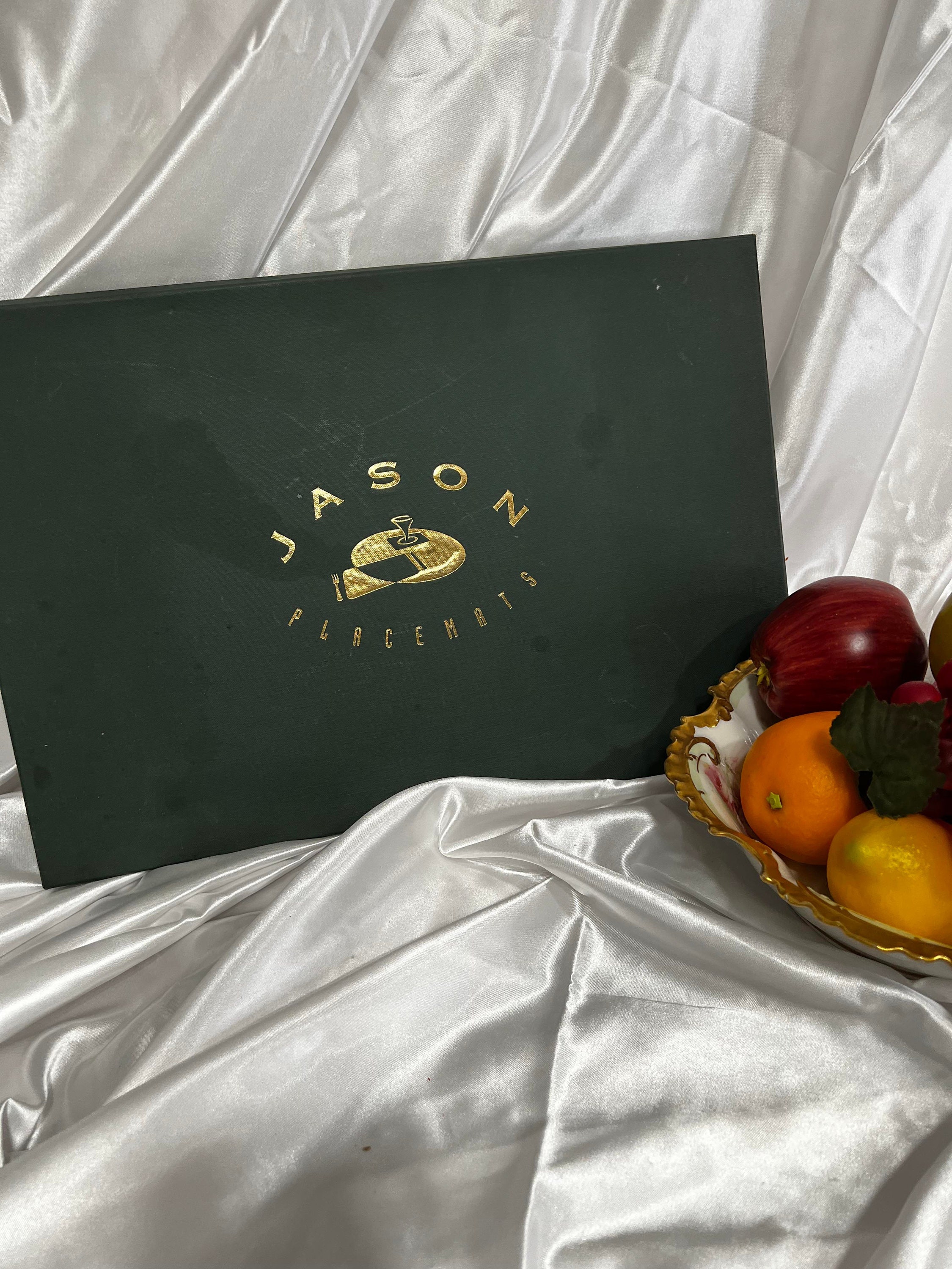 Large Cork Placemats Set of 4 Jason Products Still Life Etsy