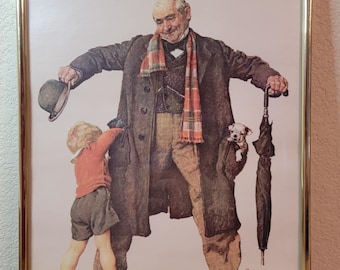 ノーマン ロックウェル - プリント - Mat Mates Inc - 12 x 12