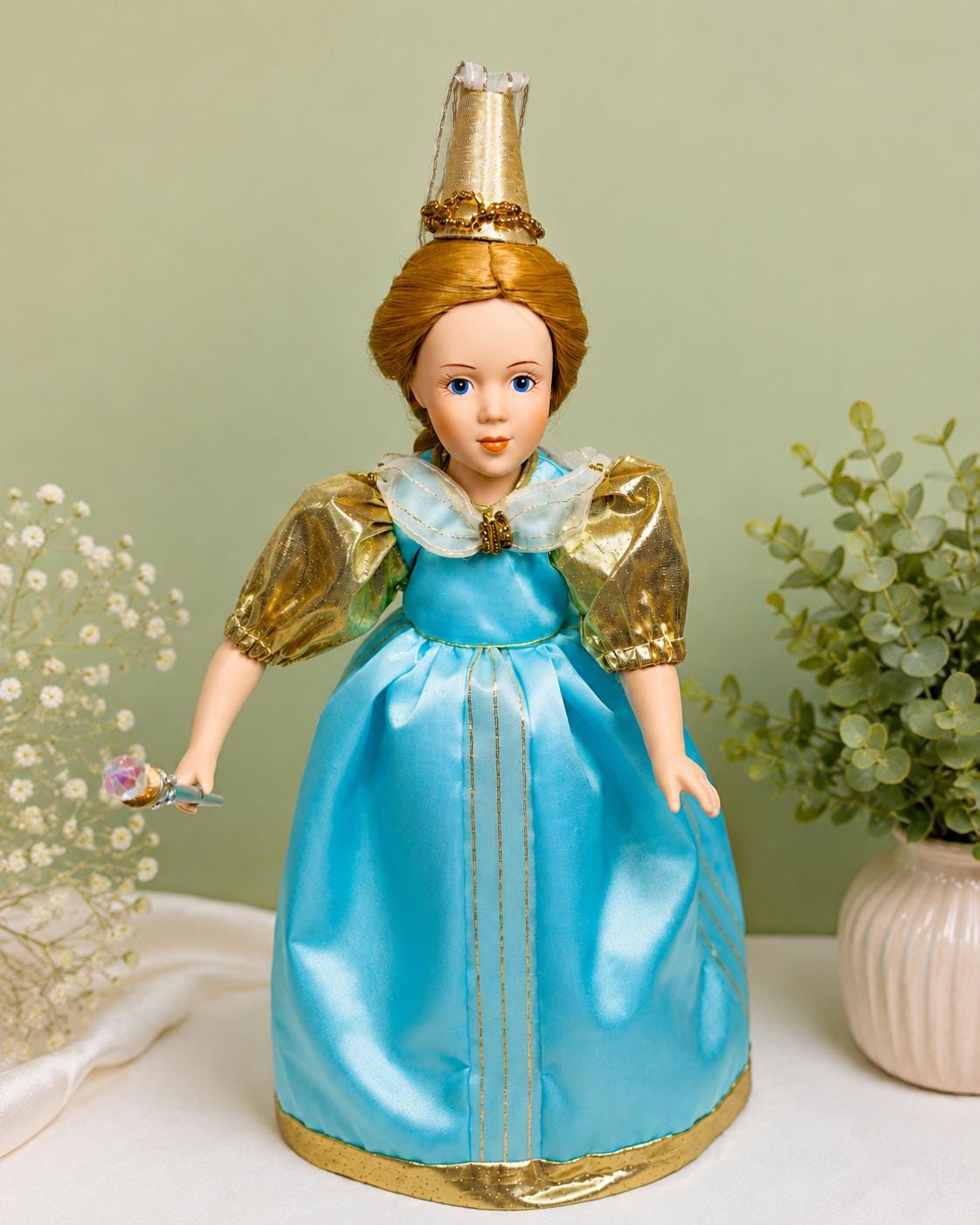 Vintage Porcelain Fairy Doll - Etsy
