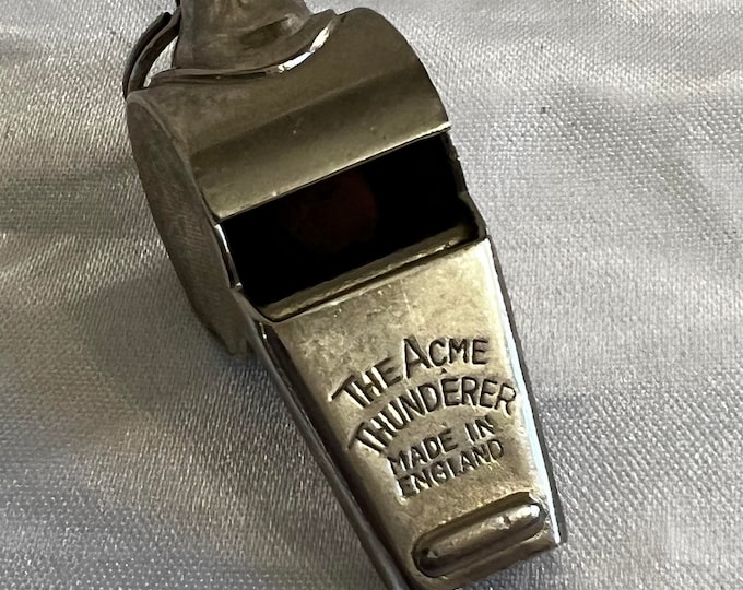 Vintage Acme Thunderer Whistle Made in England Etsy