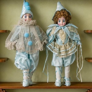 Vintage porcelain pierrot - Etsy 日本