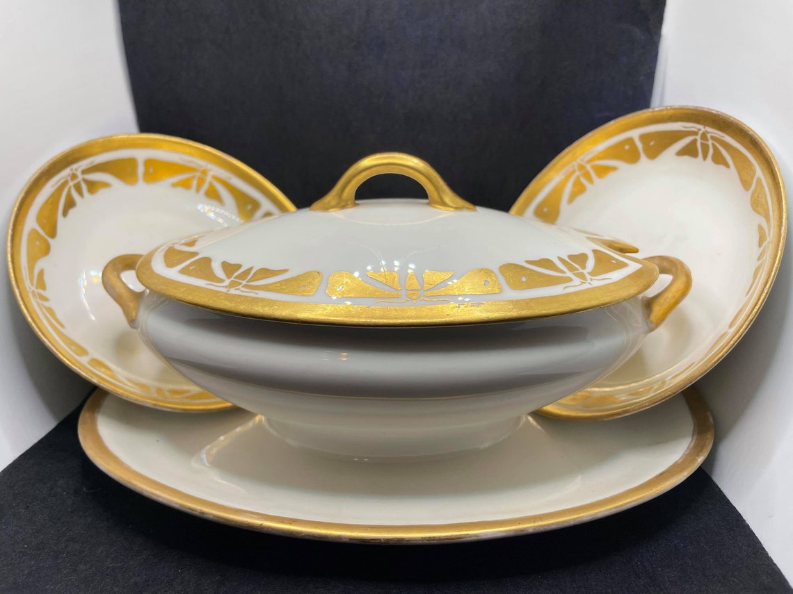 GDA France Limoges porcelain set from19001940's .Gravy Etsy