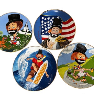 Your Choose!!! Red Skeleton Collectibles Freddie Clown Plates AP0324