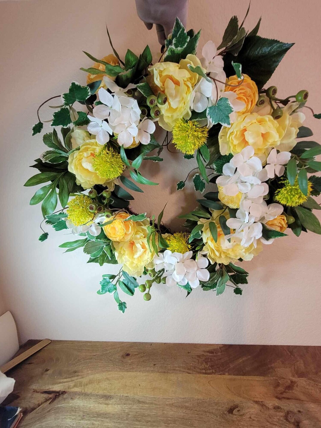 Decorative Spring/summer Wreaths for Front Door 18 In - Etsy