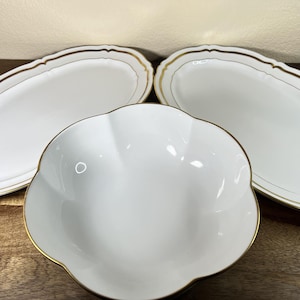 A.Raynaud & Co. Limoges Large Bowl 10&#39;&#39; and 2  Oval Serving Platter 16&quot; Marie Antoinette  YOUR Choose!!!