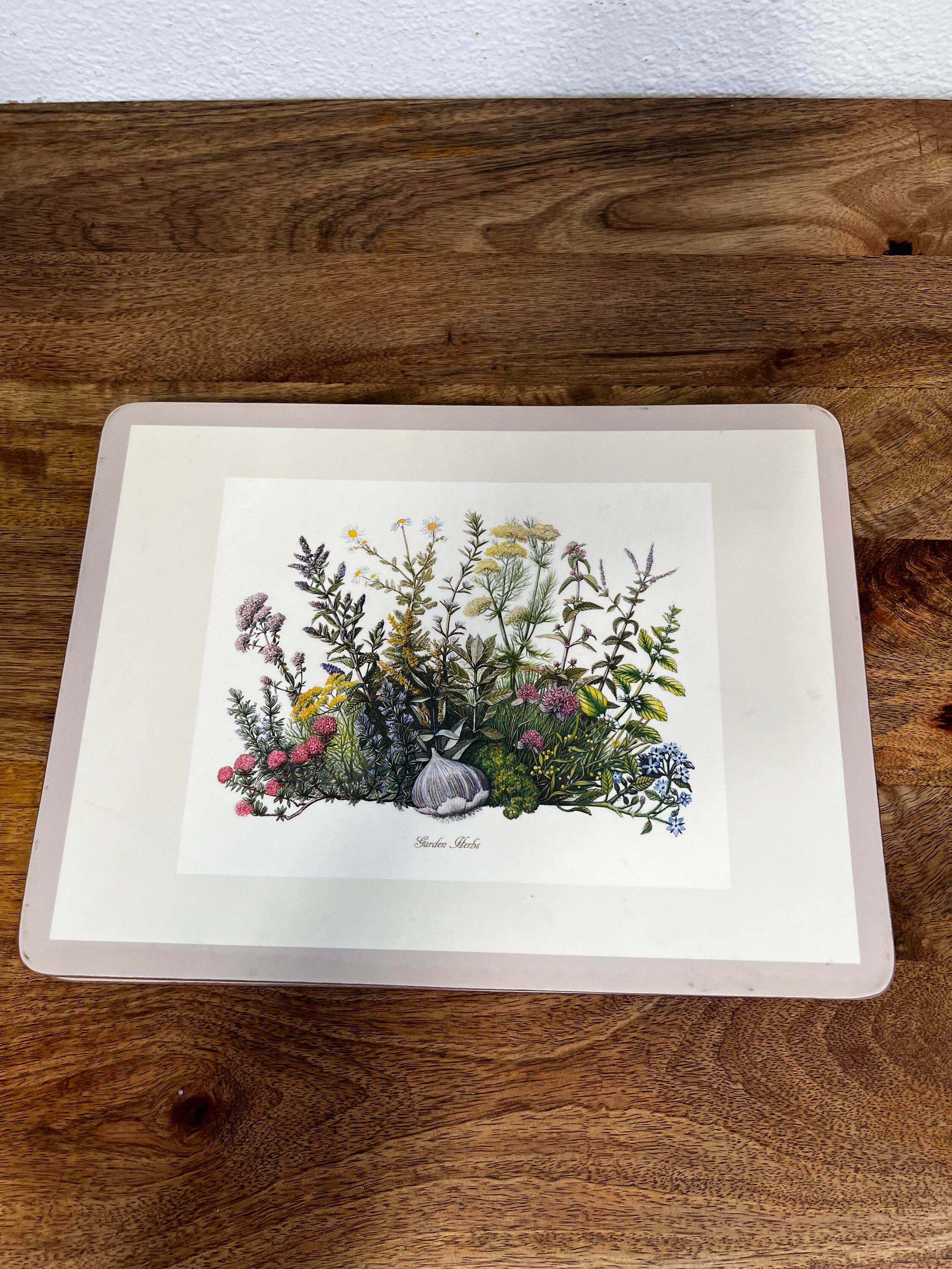 Set of 5 Vintage Cork Backed Placemats Pimpernel Made in Etsy